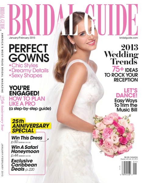 Bridal Guide January 2013 Cover