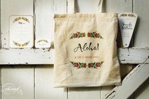 Welcome Totes for Weddings - bohemian theme